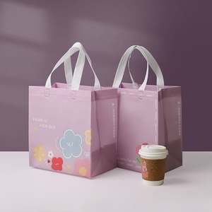 Bolsa Térmica Aislante para Alimentos, Personalizable con Logotipo, de Tela No Tejida, para Postres, Almuerzo, Comida para Llevar y Entrega a Domicilio - Product Image 2