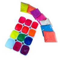 Poudre de pigment néon de haute qualité Mcess, phosphorescente et fluorescente pour résine, encre, plastique et peinture