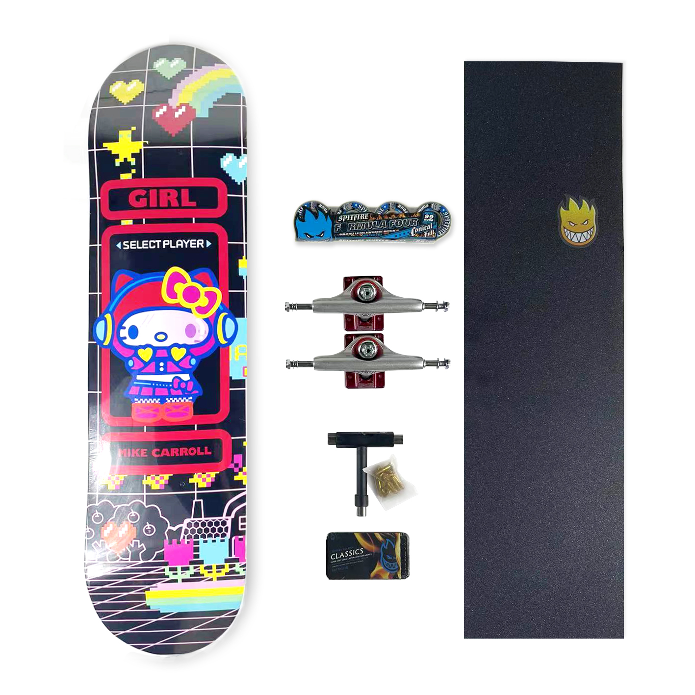 Girl Skateboard Complete Full Set - 7 Ply Canada Maple