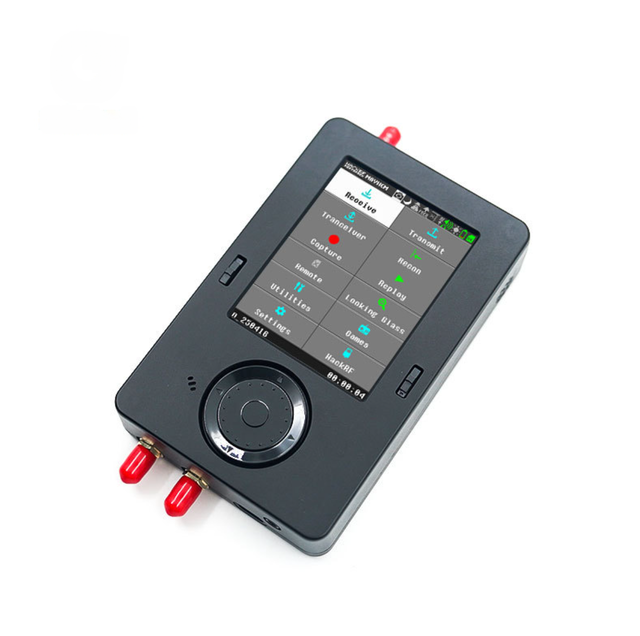 Portable SDR HackRF One R10 R10C  V2.0.x + Portapack H2M Built-in Speaker with Antennas USB Cable Radio Transceiver