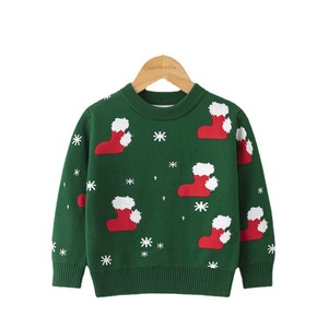<span class=keywords><strong>Pull</strong></span> <span class=keywords><strong>de</strong></span> Noël Tricoté pour Enfant en Coton Chaud à Manches Longues - Product Image 5