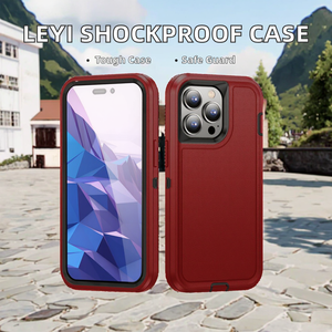 Étui de téléphone antichoc triple protection en PC+TPU, design robuste, anti-chute pour 16 Pro - Product Image 2