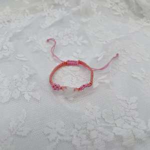 Pulseira com tecelagem <span class=keywords><strong>beart</strong></span> ami cadeau bff string tressé bracelet Double anneau corde à main tissé fleur bracelet couple femmes - Product Image 5