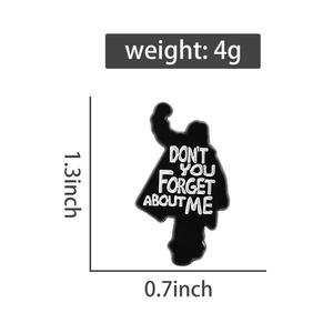 Spilla Dipinta a Cartone Animato 'NON D'OLTRARE DI ME' Accessorio Trendy per Abbigliamento e Borse - Product Image 6