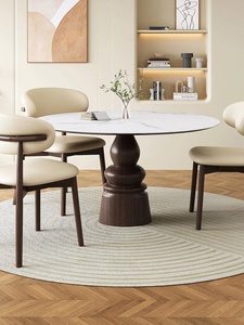 Chaise de salle à manger en bois massif de style nordique, avec coussin en tissu de coton et lin, dossier écologique, imperméable, facile à nettoyer, meubles pour la maison - Product Image 4