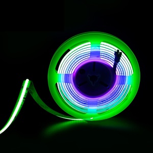 Tira <span class=keywords><strong>de</strong></span> Luces <span class=keywords><strong>LED</strong></span> RGBIC COB, 720 <span class=keywords><strong>LED</strong></span>, Regulable, <span class=keywords><strong>Multicolor</strong></span>, Flexible, para TV, Fiestas, Decoración DIY, Cambio <span class=keywords><strong>de</strong></span> Color, DC24V - Product Image 1