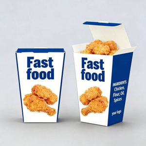 Factory Wholesale Customized Disposable Chicken Chips Popcorn Carton Takeaway <b>Box</b> paper <b>Cups</b> for Snack Bucket Paper <b>Box</b> - Product Image 5