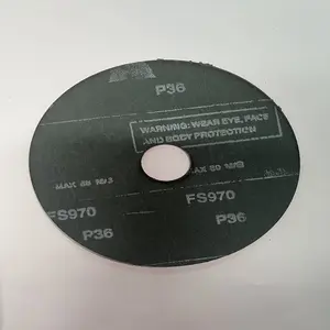 木材および金属用の125mm酸化アルミニウム繊維研磨サンディングディスク