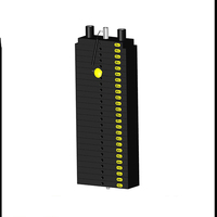 Barre de guidage noire personnalisable, verrou et autres pièces pour haltères de musculation commerciaux en acier Q235 de 2,5 kg/5 kg