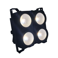 Éclairage d'audience 4X100W Cob LED Spot 4-Eyes 2in1 Warm Cool White Profile Stage 400W DMX512 Aluminium Peaky Blinder Par
