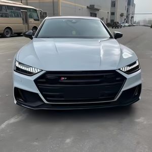 Kit de carrosserie de calandre chromée pour <span class=keywords><strong>Audi</strong></span> A7/<span class=keywords><strong>S7</strong></span> 2019-2022 Modification avant en maille ABS noire compatible avec C8/<span class=keywords><strong>S7</strong></span> général - Product Image 4