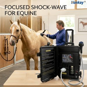 Customizable Trolley Case Animal Shock Wave <b>Therapy</b> <b>Machine</b> Tendon Repair Focus Shock Wave <b>Therapy</b> Device for Horse use - Product Image 1