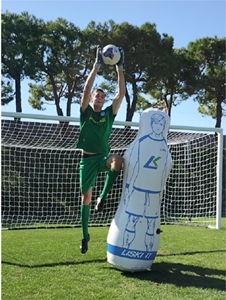 LISKI, la mejor venta, PVC, inflable, entrenamiento de fútbol, patada libre, maniquí de práctica defensiva aérea para exportación - Product Image 4