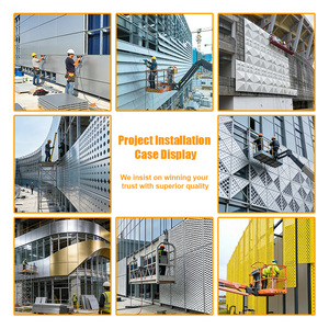 Panel de Aluminio Perforado Superstore, Revestimiento Metálico Cortado con Láser, Fachada Personalizada, Muro Cortina <span class=keywords><strong>para</strong></span> Exteriores - Product Image 6