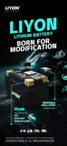 Batterie de démarrage pour <span class=keywords><strong>moto</strong></span> au lithium LP5 haute performance, démarrage au kick, usine chinoise Liyon Battery - Product Image 2