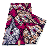 Tela africana estampada de 6 yardas, tela africana de batik y ankara para vestidos y paños, tela africana para vestidos de novia