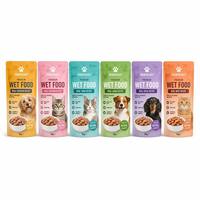 Sachet Doypack Personnalisé Imprimé pour Emballage Alimentaire pour Animaux, Sac en Plastique Mylar Anti-Humidité avec Fermeture Éclair pour Nourriture Chien et Chat