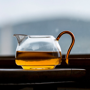 Heat Resistant Thickened Glass <b>Tea</b> Pitcher With Handle For Kung Fu <b>Tea</b> <b>Set</b> Home Use - Product Image 5