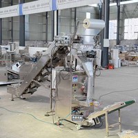 Machine d'emballage automatique électrique facile à utiliser pour sachets de granulés alimentaires, noix, avec emballage en papier et plastique pour sachets à fond plat