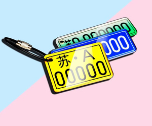 Xinrunjin personalizado Anti-Pérdida NÚMERO DE TELÉFONO colgante creativo acrílico matrícula llavero para hombres mujeres para regalos de bienvenida - Product Image 3