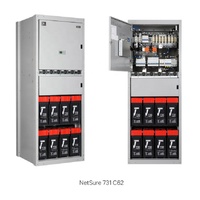 Système d'alimentation CC autonome Vertiv 48V 300A pour télécommunications, armoire intérieure Emerson Netsure 731 C62 avec redresseur R48-3000e3