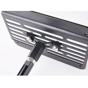 A4 B8 Modelo 08-15 Parachoques delantero Gancho de remolque Matrícula Soporte reubicado Marco de matrícula - Product Image 3