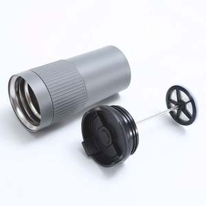 Taza de Café Francesa de Acero Inoxidable con Tapa Abatible y Filtro - Taza de Viaje con Aislamiento de Doble Pared para Auto, Oficina y Regalos - Product Image 4