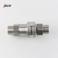 Raccord rapide hydraulique mâle en acier inoxydable 1/2 YAB, série ISO 7241-1A, vente chaude