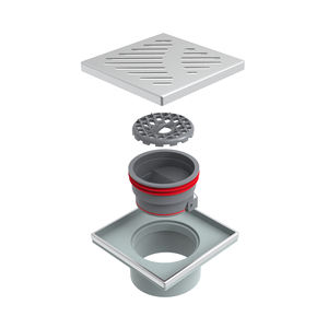 Pemeriksaan drainase Syphon penyimpanan air fleksibel dan pembuangan lantai drainase limbah dengan lubang tabung plastik inspeksi - Product Image 5