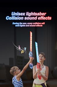 MILI Nouvelle épée laser 14 couleurs qui brille dans le noir, jouet épée lumineuse pour enfants, garçons, activités de plein air, cosplay, fournitures pour fêtes néon - Product Image 6