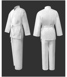カスタマイズされた高品質のホワイトコットンGi空手ユニフォームWKF承認ポリエステルスーツ売れ筋格闘技服 - Product Image 5