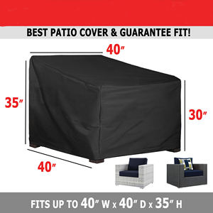 250 د قماش أكسفورد بوليستر مقاوم للماء ، طاولة أريكة كرسي كوف - Product Image 2