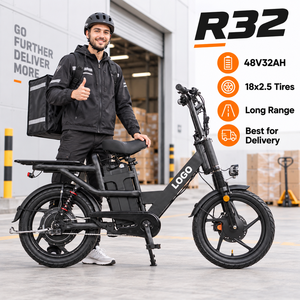 Vélo cargo électrique R32 économique avec moteur moyeu 50 Nm, batterie 48V32Ah, livraison personnalisée OEM ODM - Product Image 1