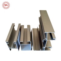 Profils en aluminium de la série 6000 pour portes coulissantes de placards et fenêtres, services d'anodisation/peinture en poudre, épaisseur personnalisable