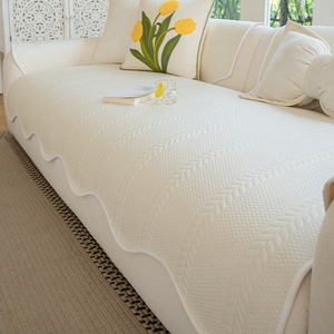 <b>Sofa</b> <b>Cover</b> Solid Color Anti Slip 145-185Cm Minimalist Style <b>For</b> General <b>Sofa</b> Spring 2026 - Product Image 3