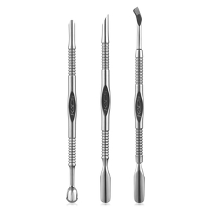 KADS Stainless Steel Double-Headed Cuticle Pusher Professional <b>Nail</b> <b>Tool</b> for Cuticle Care Gel Polish Removal Cleaner Trimmer - Product Image 1