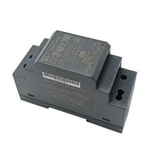 DDR-30G-12 iyi demek 30W DIN ray tipi boost dönüştürücü dc-dc 5V 12V 15V 24V Meanwell 5v için 12v yükseltmeli dönüştürücü