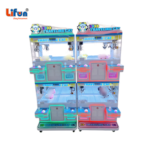 LIFUN Machine à griffes mini personnalisée 4 joueurs, Station d'arcade quadruple, Kiosque distributeur de jouets à prix pour cinémas et zones commerciales - Product Image 1