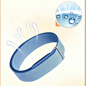 Bracelets de montre de sport pour Google <span class=keywords><strong>Fibit</strong></span> Air Strap, boucle en nylon tressé à libération rapide - Product Image 2