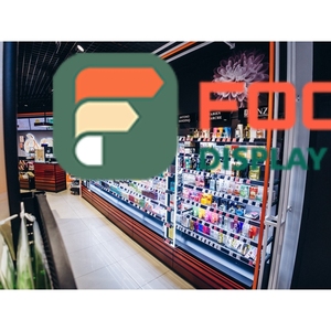 Support d'affichage personnalisé pour extensions de cheveux, étagère multi-niveaux, cadre en bois durable avec verre, présentoir de magasin - Product Image 4