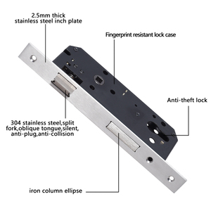 Tùy Chỉnh Cơ Khí Bằng Gỗ Khóa Cửa Cao An Ninh Thép Không Gỉ 2585/3585/4085/4585/6085 Lỗ Mộng Cơ Thể Khóa - Product Image 3