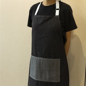 Delantal de Mezclilla Personalizable con Logotipo para Personal de Restaurante, Cafetería, Hotel, Uniforme de Cocina, Servicio de Cocina, con Bolsillo - Product Image 5