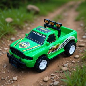 Camionnette jouet à friction pour enfants, véhicule tout-terrain de transport, emballé en filet - Product Image 2