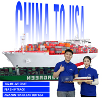 Transitaire de marchandises commerciales Chine vers KSA EXW FOB DDP Fret maritime Porte-à-porte FBA 3PL Fret sur palette Entrepôt DDP DDU Douane LCL