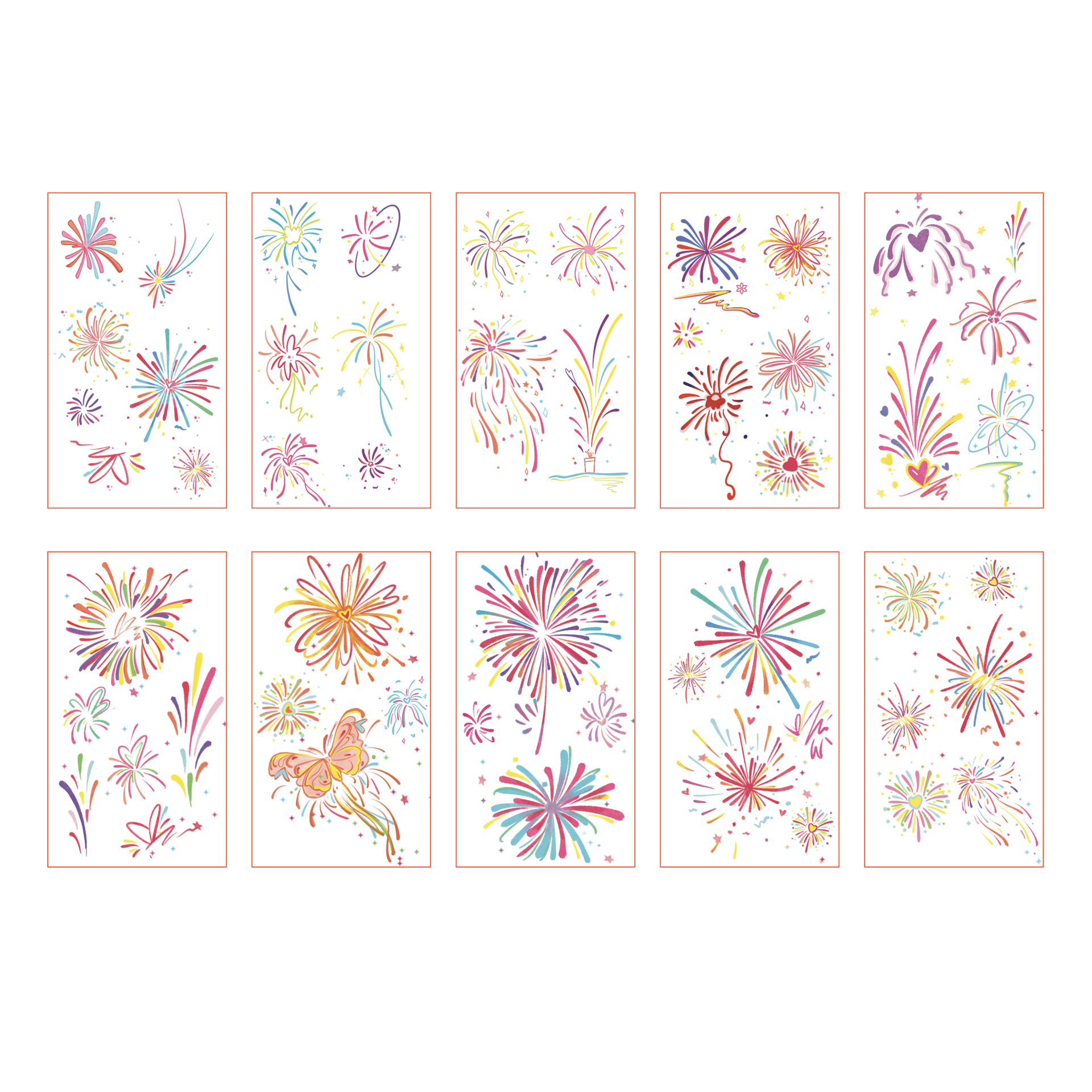 Série de feux d'artifice de dopamine-10-68*120mm