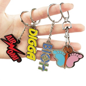 Porte-clés personnalisé en alliage de zinc avec logo émaillé coloré 2D/3D, idéal pour la promotion et la décoration, vente en gros - Product Image 6