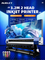 Impresora de Inyección de Tinta Eco-Solvente Audley Última Generación 3.2m 2 Cabezales Formato Grande I3200 XP600 Nueva Impresión de Lonas de Vinilo