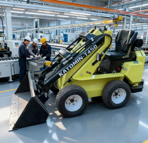 KOSTENLOSER VERSAND China KATOCASE Mini-Kompaktlader 0,5 Tonnen Dieselmotor 16200W Radlader Motorpumpe Kurzer Wendekreis - Product Image 5