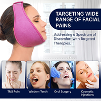 Bandeau de gel réutilisable et ajustable avec logo personnalisé pour soulager la douleur des dents de sagesse et réduire l'enflure de la mâchoire
