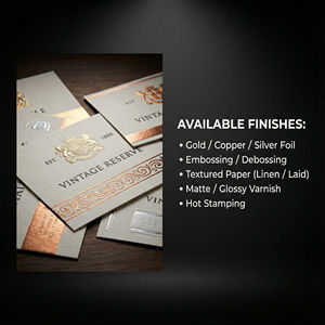 Étiquette de bouteille de vodka minimaliste nordique, autocollant personnalisé en feuille d'argent avec motif de cristal de glace sur <span class=keywords><strong>film</strong></span> transparent pour gin et spiritueux - Product Image 3